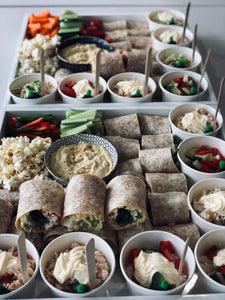 Medium Grazing Platter - Wraps, Sushi Smash, Veggies & Hummus